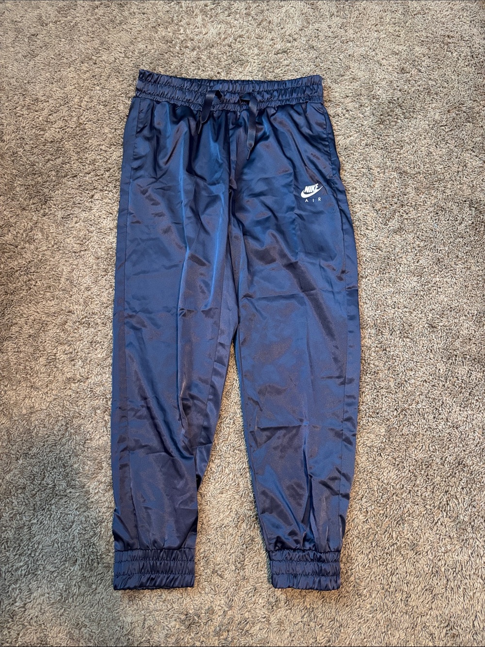 Nike Women's Navy Track Joggers with Elastic Waistband